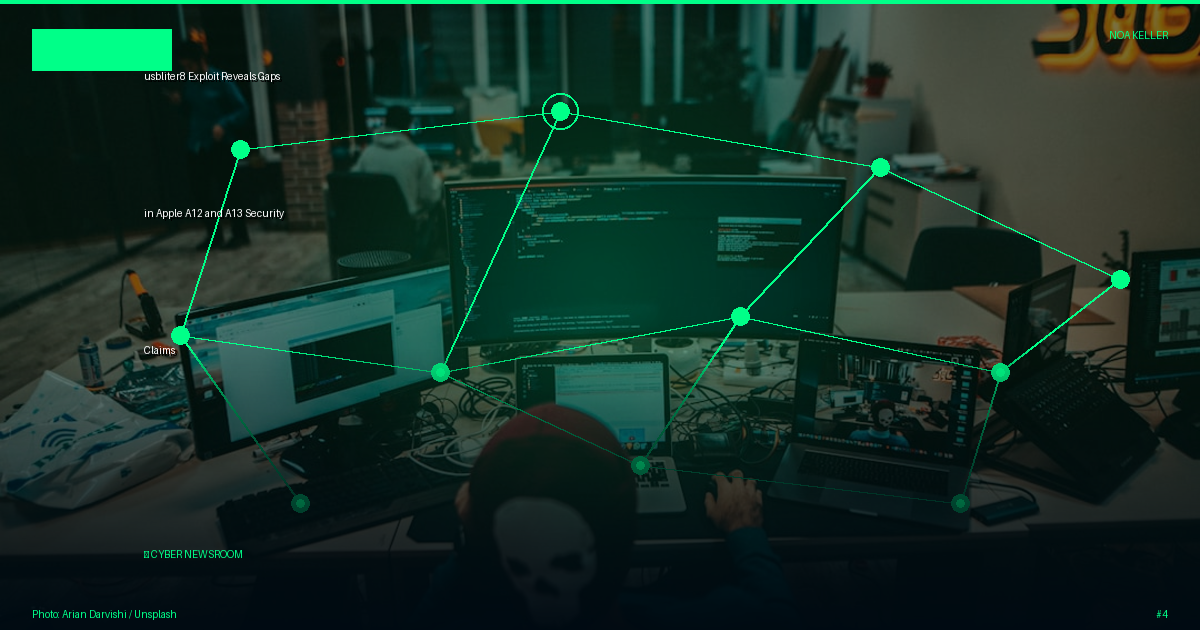 usbliter8 Exploit Reveals Gaps in Apple A12 and A13 Security Claims
