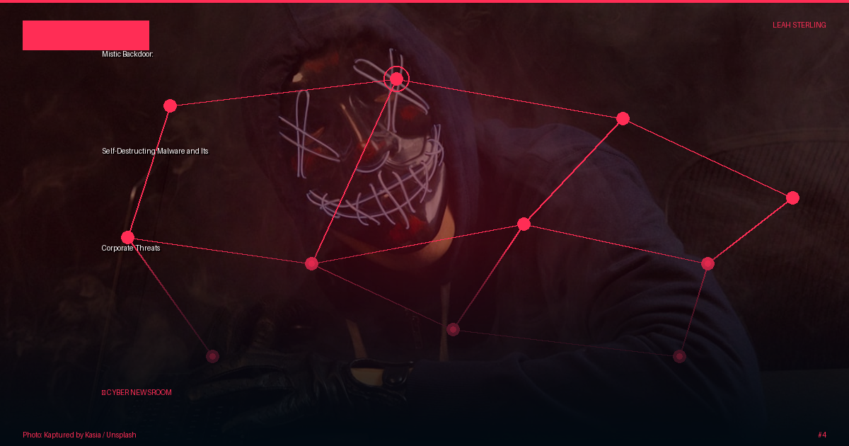Mistic Backdoor: Self-Destructing Malware and Its Corporate Threats