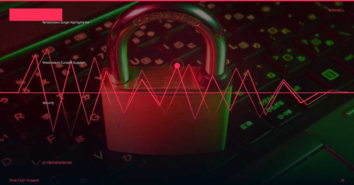 Ransomware Surge Highlights the Weakness in Europe's Supplier Security