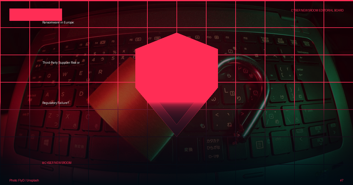 Ransomware in Europe: Third-Party Supplier Risk or Regulatory Failure?