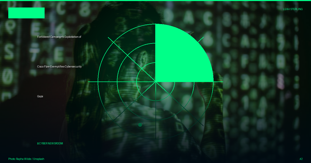 Fortibleed Campaign's Exploitation of Cisco Flaw Exemplifies Cybersecurity Gaps