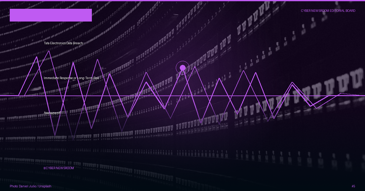 Tata Electronics Data Breach: Immediate Response or Long-Term Risk Assessment?