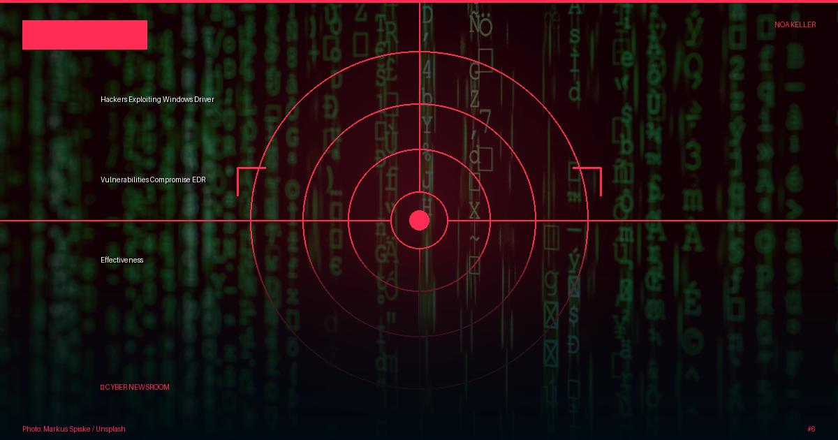 Hackers Exploiting Windows Driver Vulnerabilities Compromise EDR Effectiveness