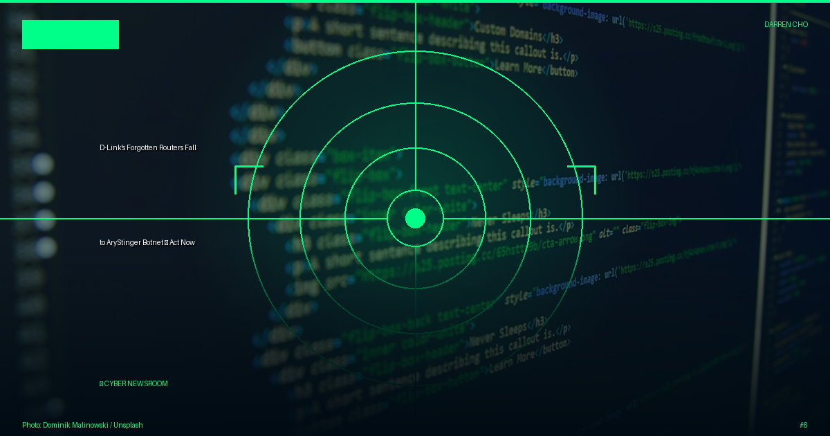 D-Link's Forgotten Routers Fall to AryStinger Botnet — Act Now