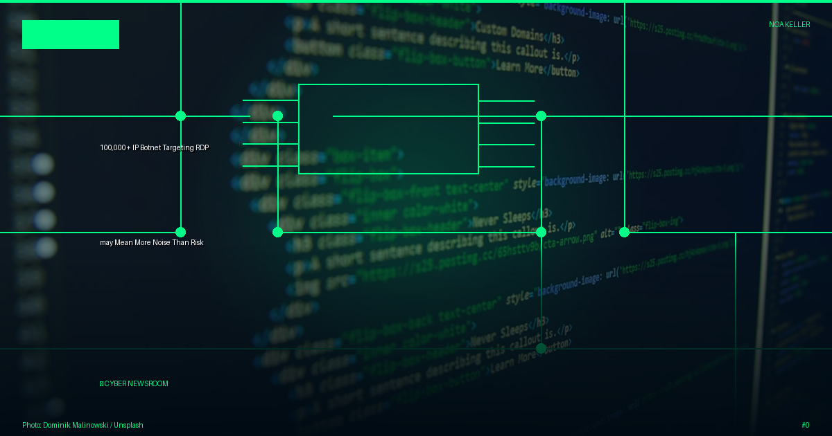 100,000+ IP Botnet Targeting RDP may Mean More Noise Than Risk