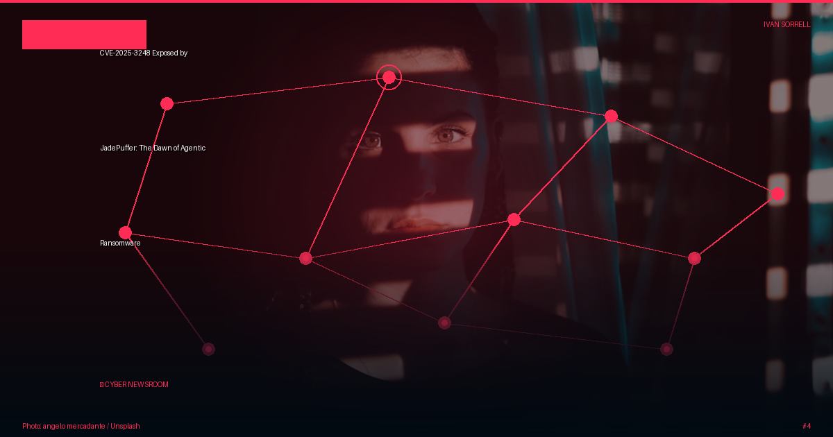 CVE-2025-3248 Exposed by JadePuffer: The Dawn of Agentic Ransomware