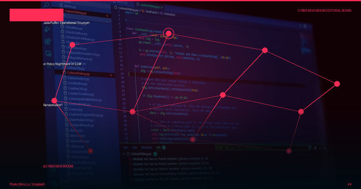 JadePuffer: Operational Triumph or Policy Nightmare in LLM Ransomware?
