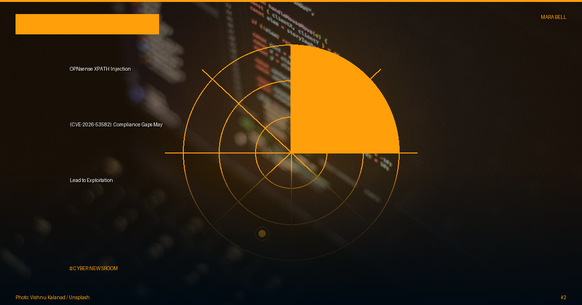OPNsense XPATH Injection (CVE-2026-53582): Compliance Gaps May Lead to Exploitation