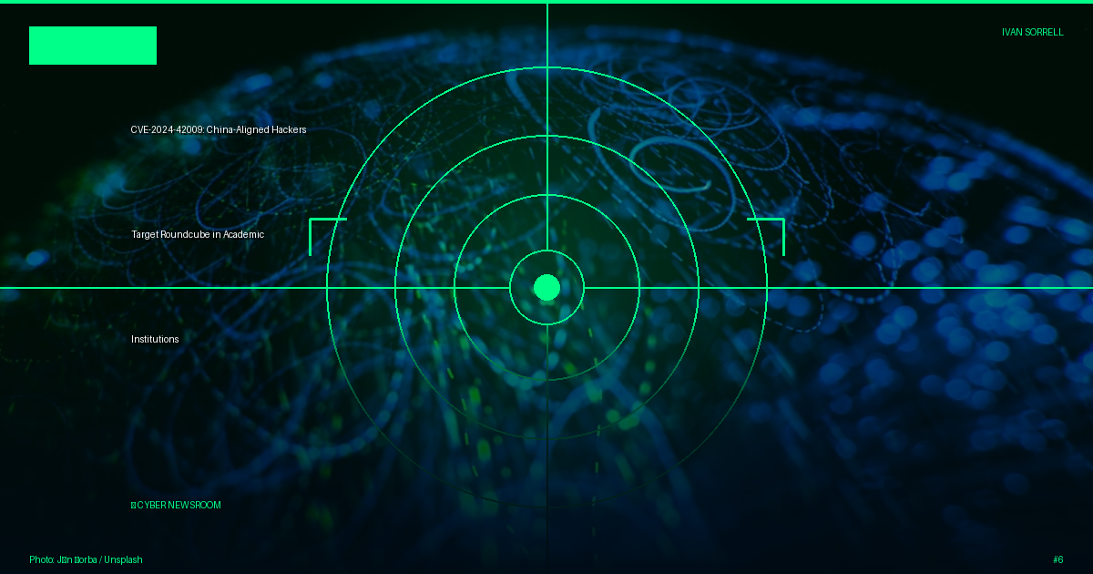 CVE-2024-42009: China-Aligned Hackers Target Roundcube in Academic Institutions
