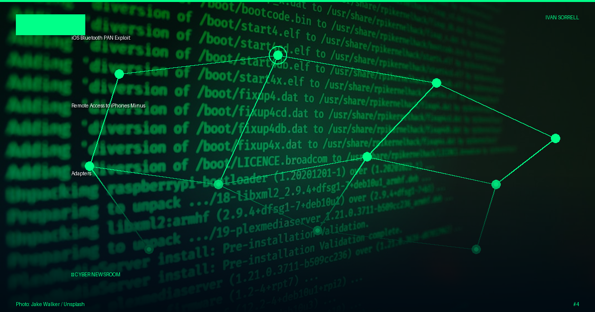 iOS Bluetooth PAN Exploit: Remote Access to iPhones Minus Adapters