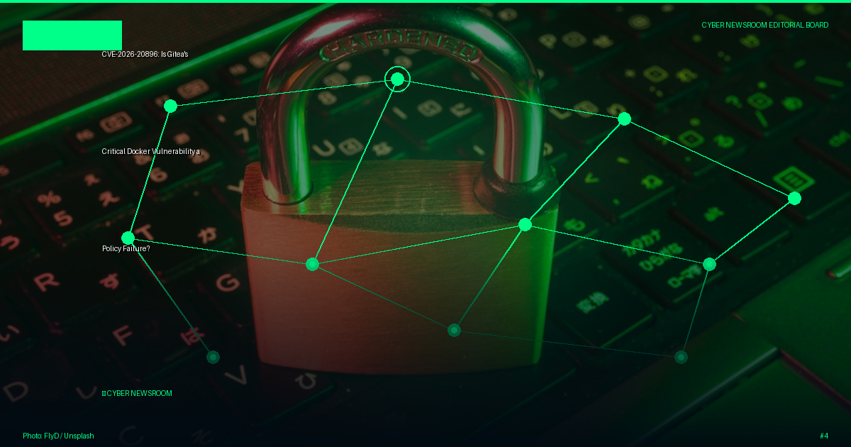 CVE-2026-20896: Is Gitea's Critical Docker Vulnerability a Policy Failure?