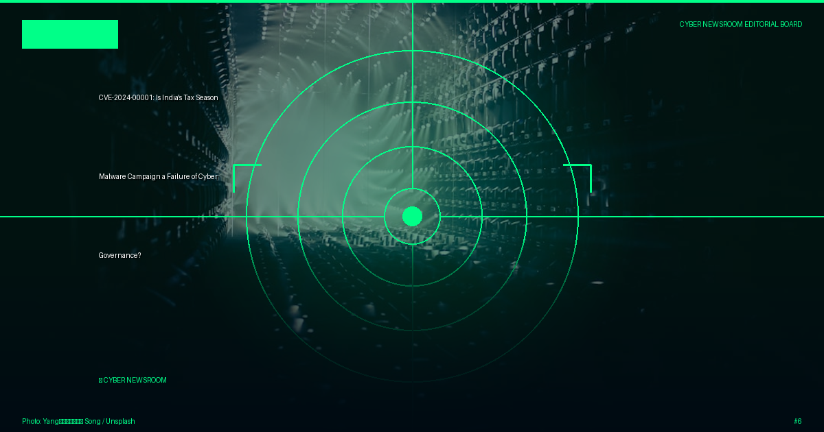 CVE-2024-00001: Is India's Tax Season Malware Campaign a Failure of Cyber Governance?