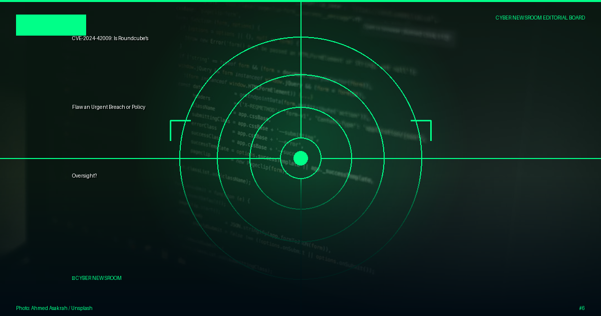 CVE-2024-42009: Is Roundcube's Flaw an Urgent Breach or Policy Oversight?