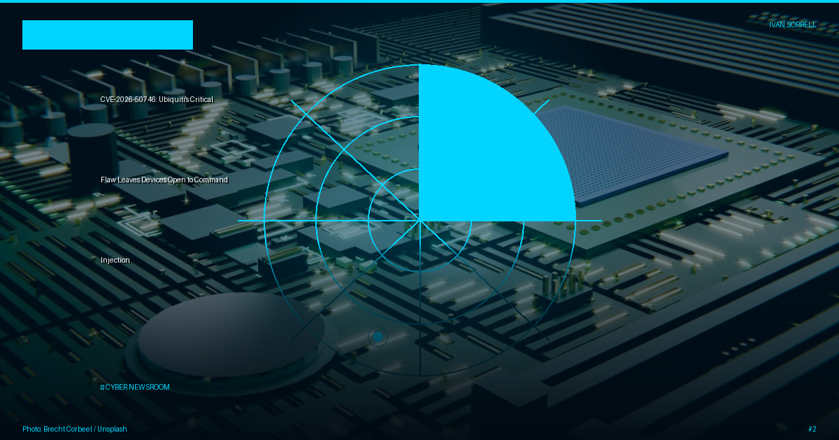 CVE-2026-50746: Ubiquiti's Critical Flaw Leaves Devices Open to Command Injection