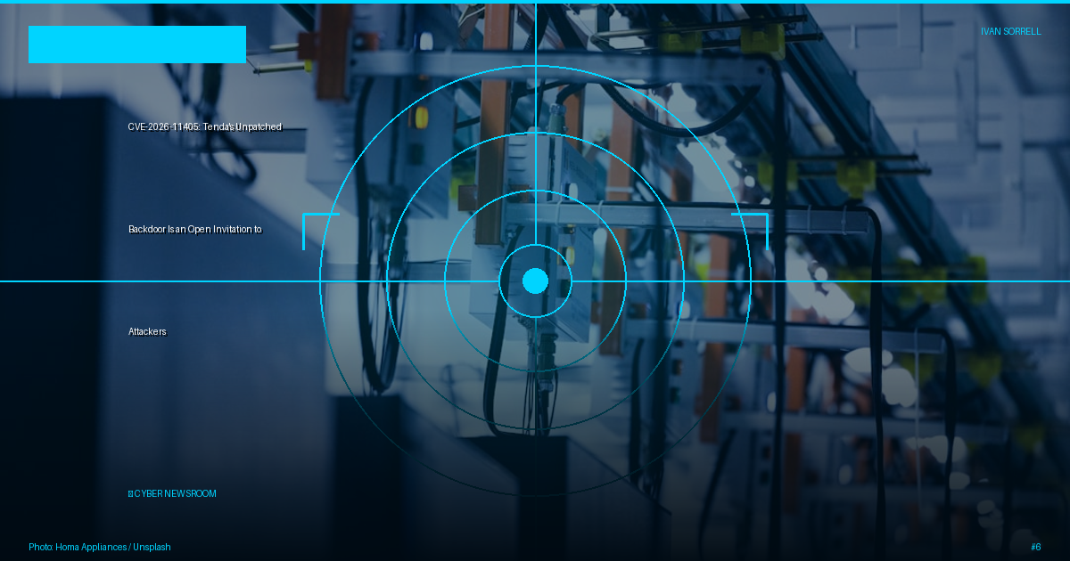 CVE-2026-11405: Tenda's Unpatched Backdoor Is an Open Invitation to Attackers
