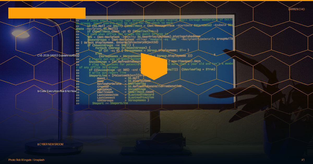 CVE-2026-56003 Exposes libXfont2 to Code Execution Risk — Act Now