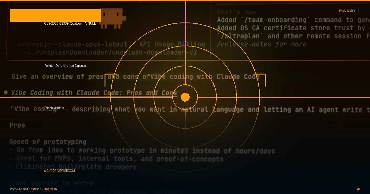 CVE-2026-53339: Qualcomm's NULL Pointer Dereference Exposes Attack Vectors