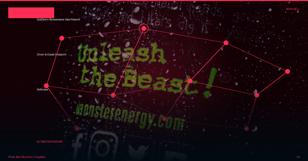 GodDamn Ransomware Uses PoisonX Driver to Evade Endpoint Defenses