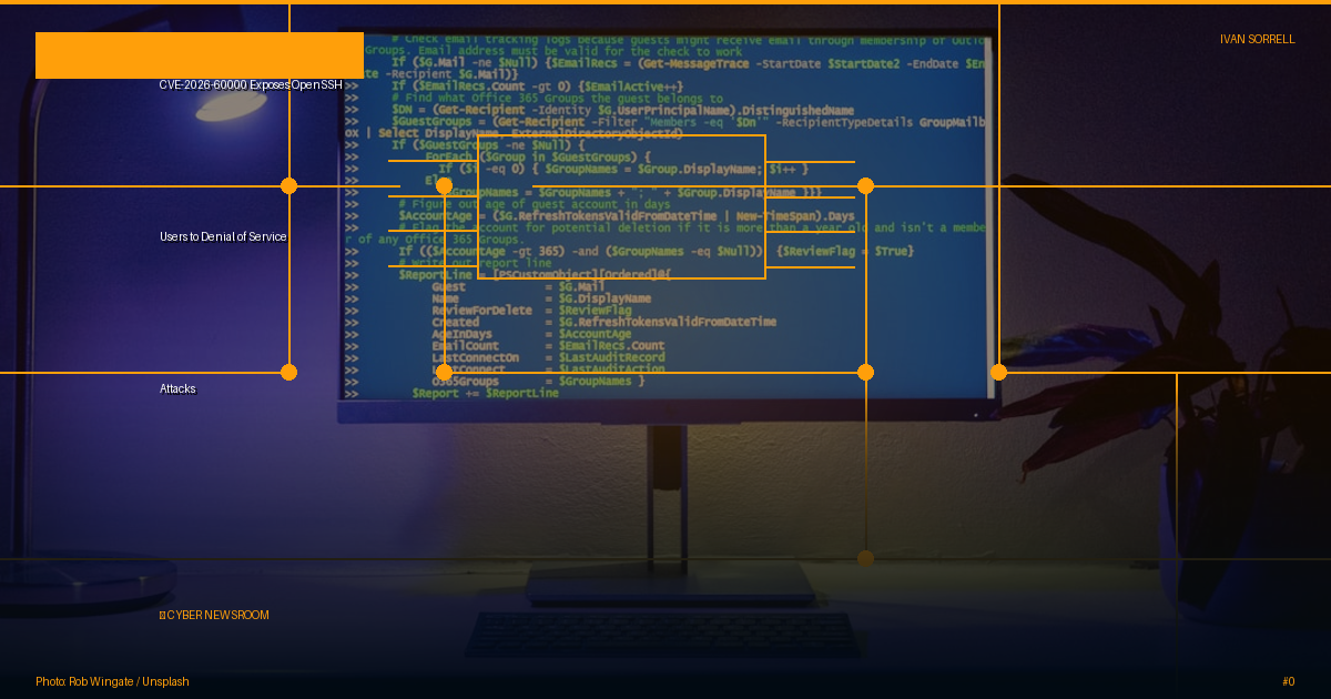 CVE-2026-60000 Exposes OpenSSH Users to Denial of Service Attacks