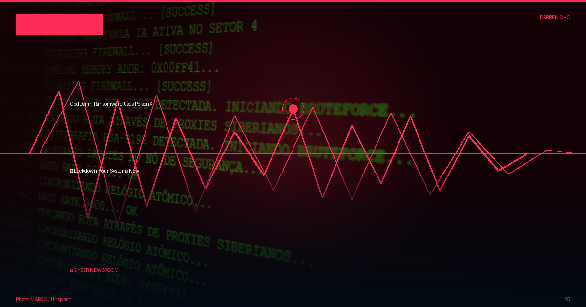 GodDamn Ransomware Uses PoisonX — Lockdown Your Systems Now