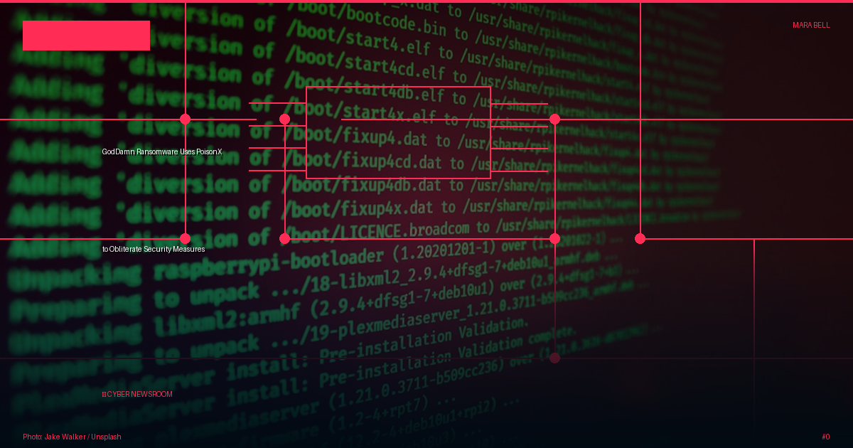 GodDamn Ransomware Uses PoisonX to Obliterate Security Measures