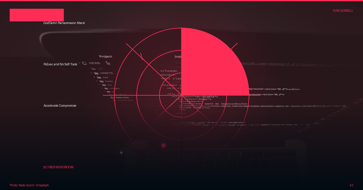 GodDamn Ransomware Attack: PsExec and NirSoft Tools Accelerate Compromise
