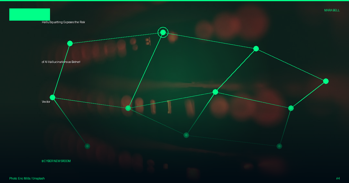 HalluSquatting Exposes the Risk of AI Hallucinations as Botnet Vector