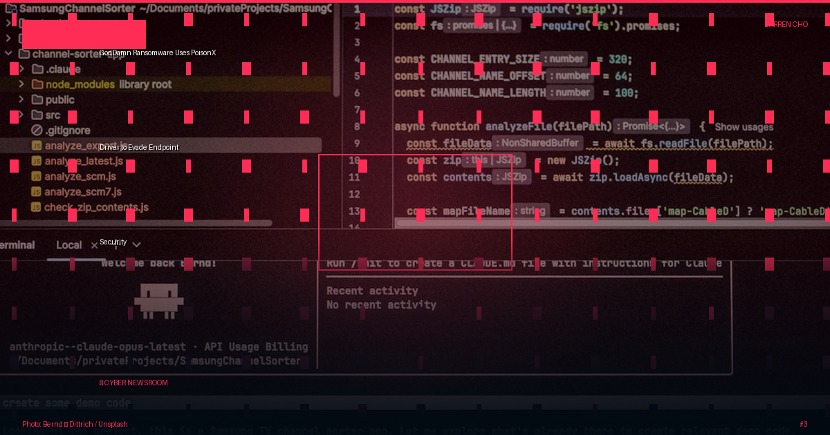 GodDamn Ransomware Uses PoisonX Driver to Evade Endpoint Security