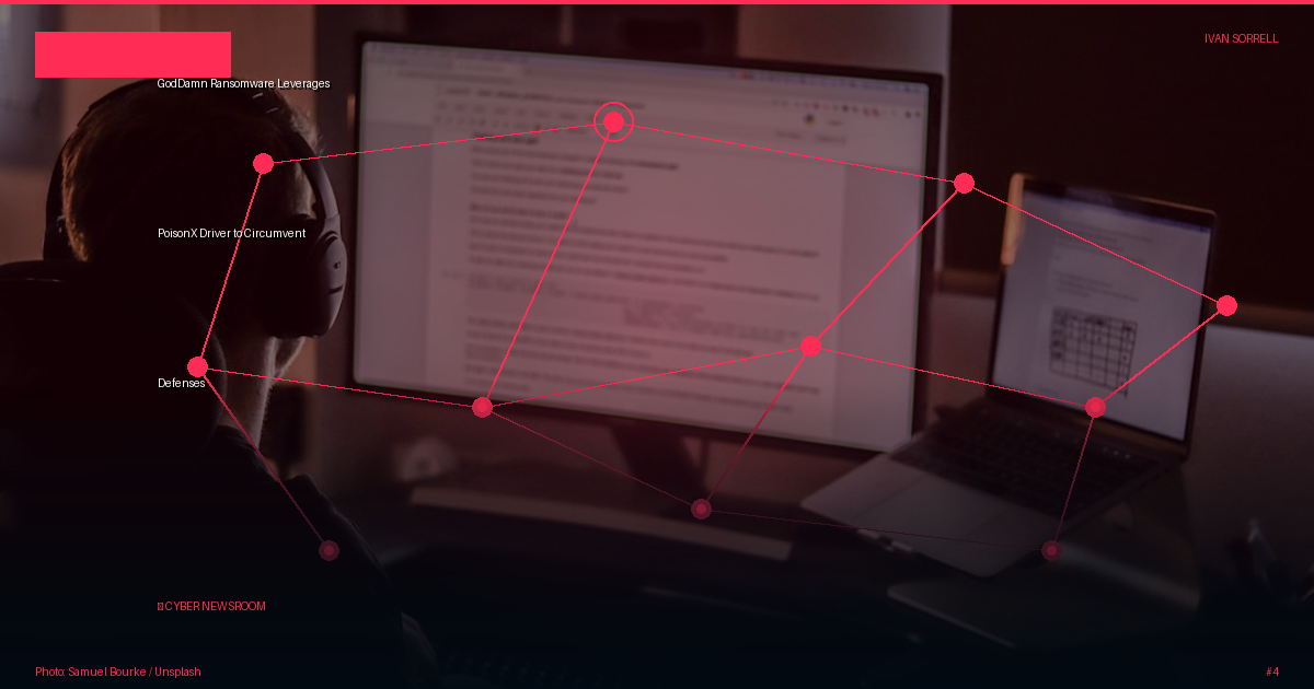 GodDamn Ransomware Leverages PoisonX Driver to Circumvent Defenses