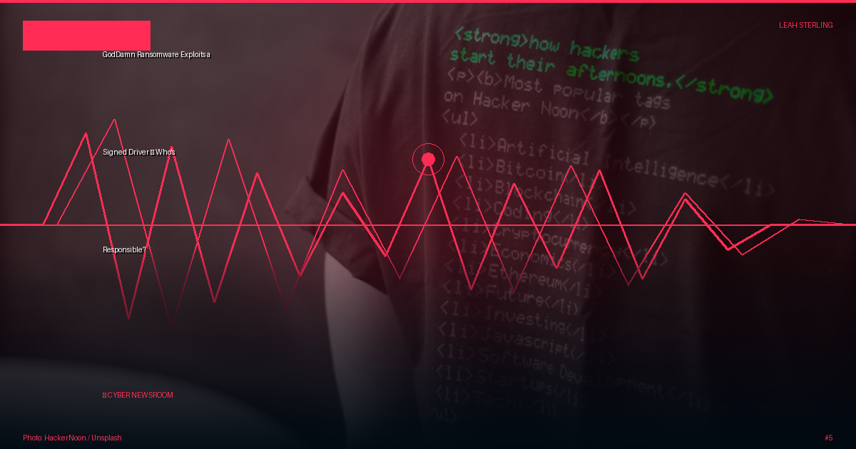 GodDamn Ransomware Exploits a Signed Driver — Who's Responsible?