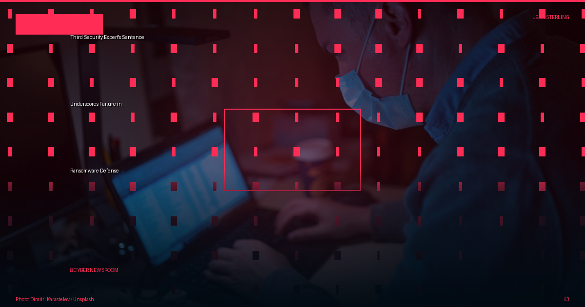Third Security Expert's Sentence Underscores Failure in Ransomware Defense