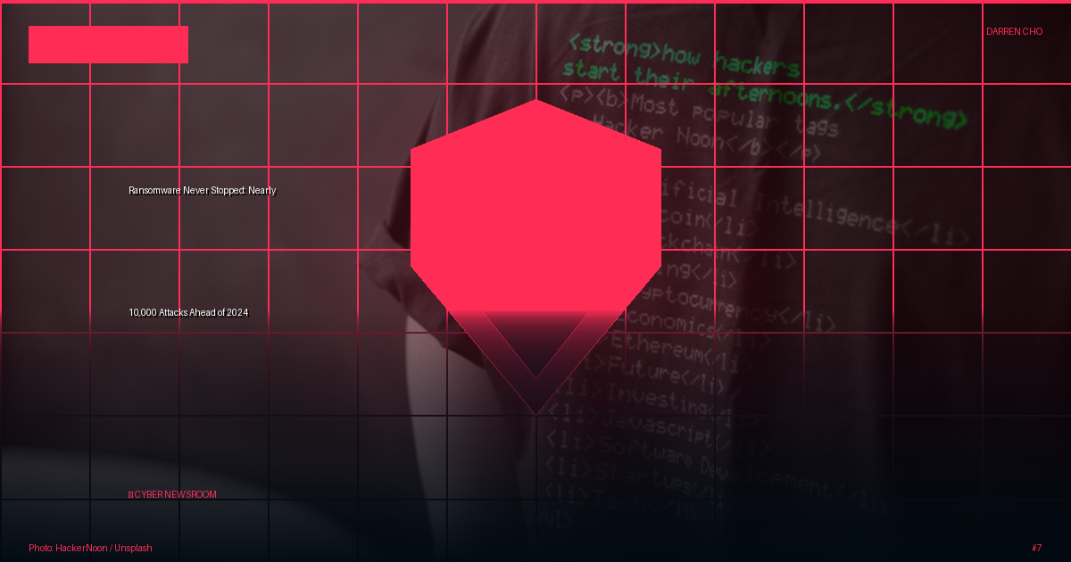 Ransomware Never Stopped: Nearly 10,000 Attacks Ahead of 2024