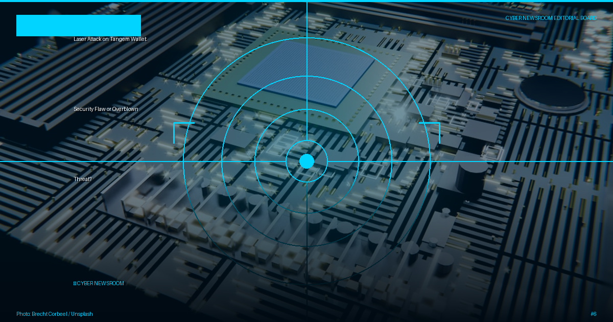 Laser Attack on Tangem Wallet: Security Flaw or Overblown Threat?