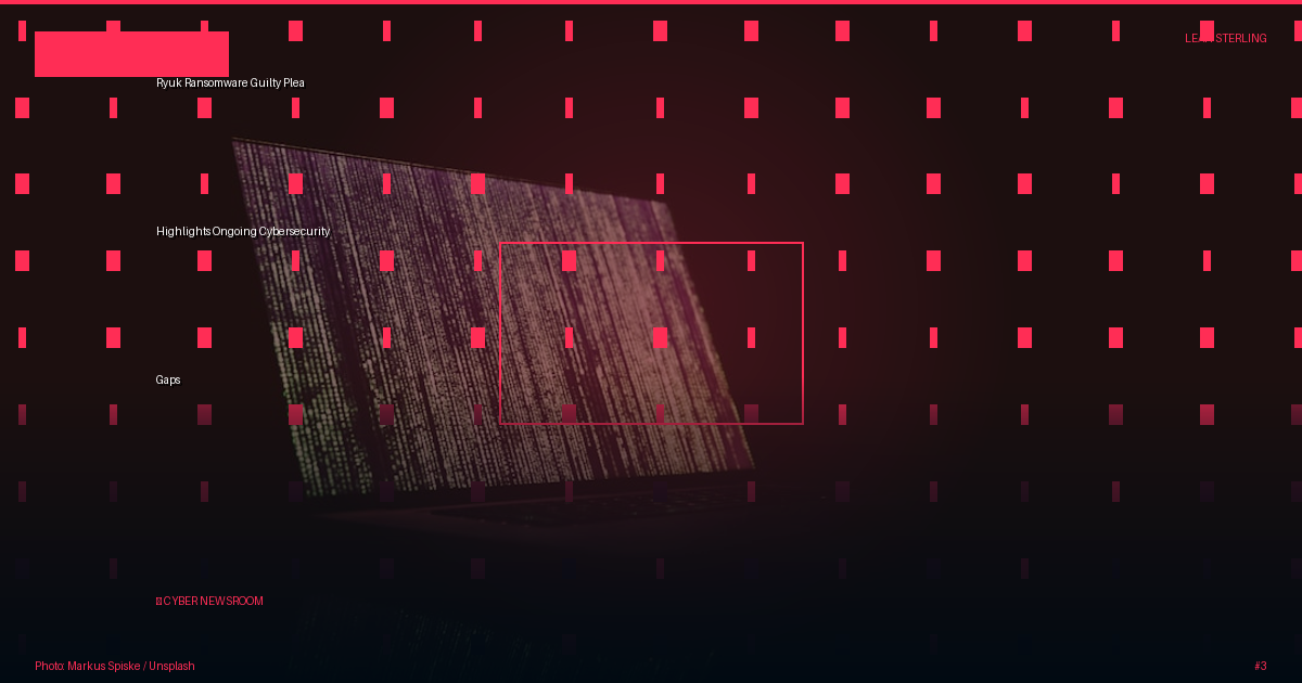 Ryuk Ransomware Guilty Plea Highlights Ongoing Cybersecurity Gaps