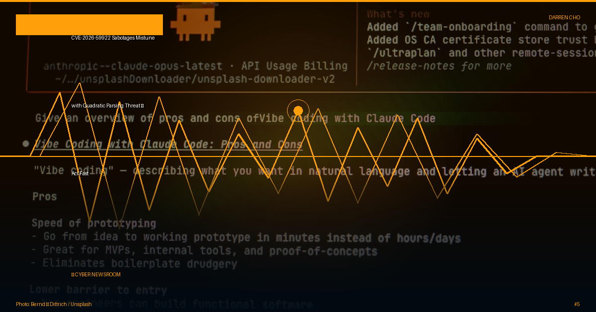 CVE-2026-59922 Sabotages Mistune with Quadratic Parsing Threat — Act Fast