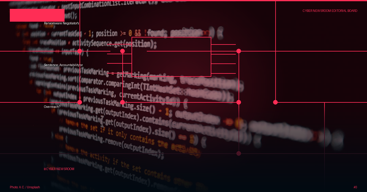 Ransomware Negotiator's Sentence: Accountability or Overreach?