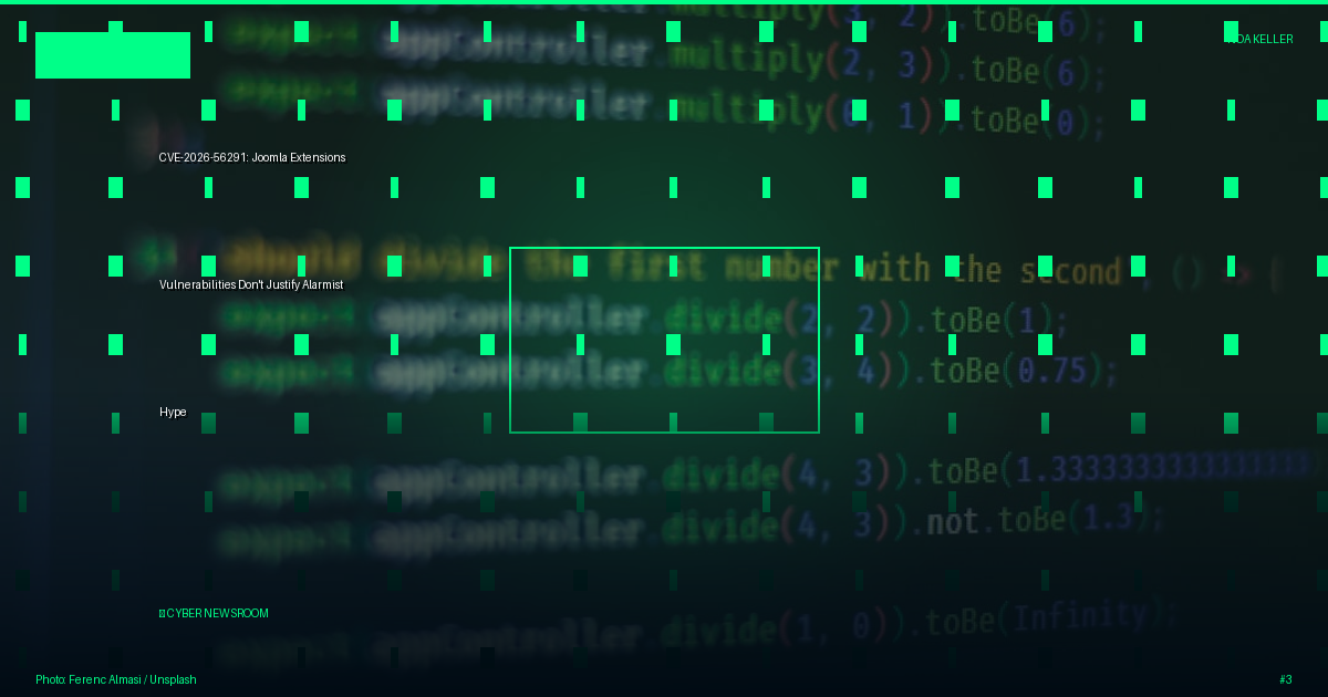 CVE-2026-56291: Joomla Extensions Vulnerabilities Don't Justify Alarmist Hype