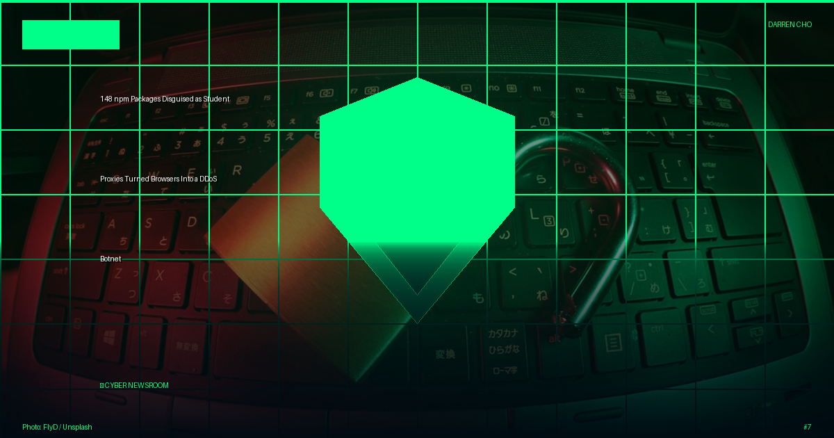 148 npm Packages Disguised as Student Proxies Turned Browsers Into a DDoS Botnet