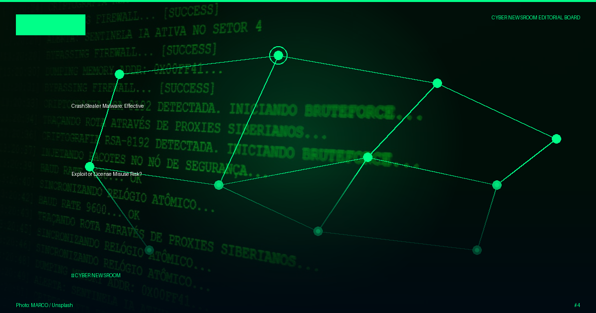 CrashStealer Malware: Effective Exploit or License Misuse Risk?