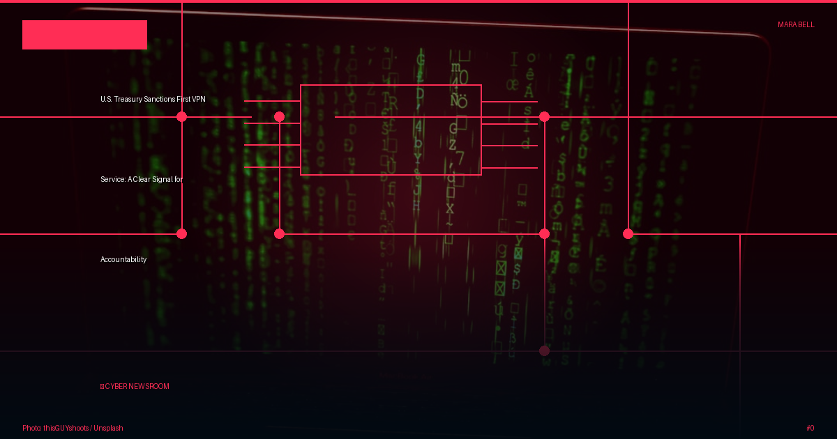 U.S. Treasury Sanctions First VPN Service: A Clear Signal for Accountability