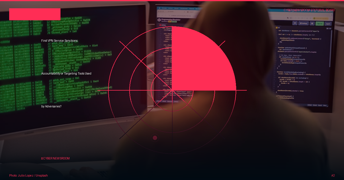 First VPN Service Sanctions: Accountability or Targeting Tools Used by Adversaries?