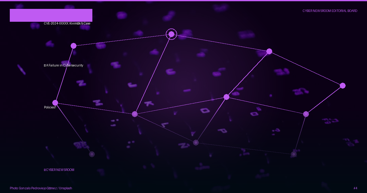 CVE-2024-XXXXX: Kivimäki's Case — A Failure in Cybersecurity Policies?