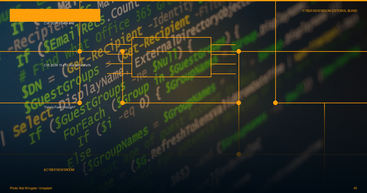 CVE-2026-15409 and CVE-2026-15410: Are SonicWall's Timely Fixes Enough?