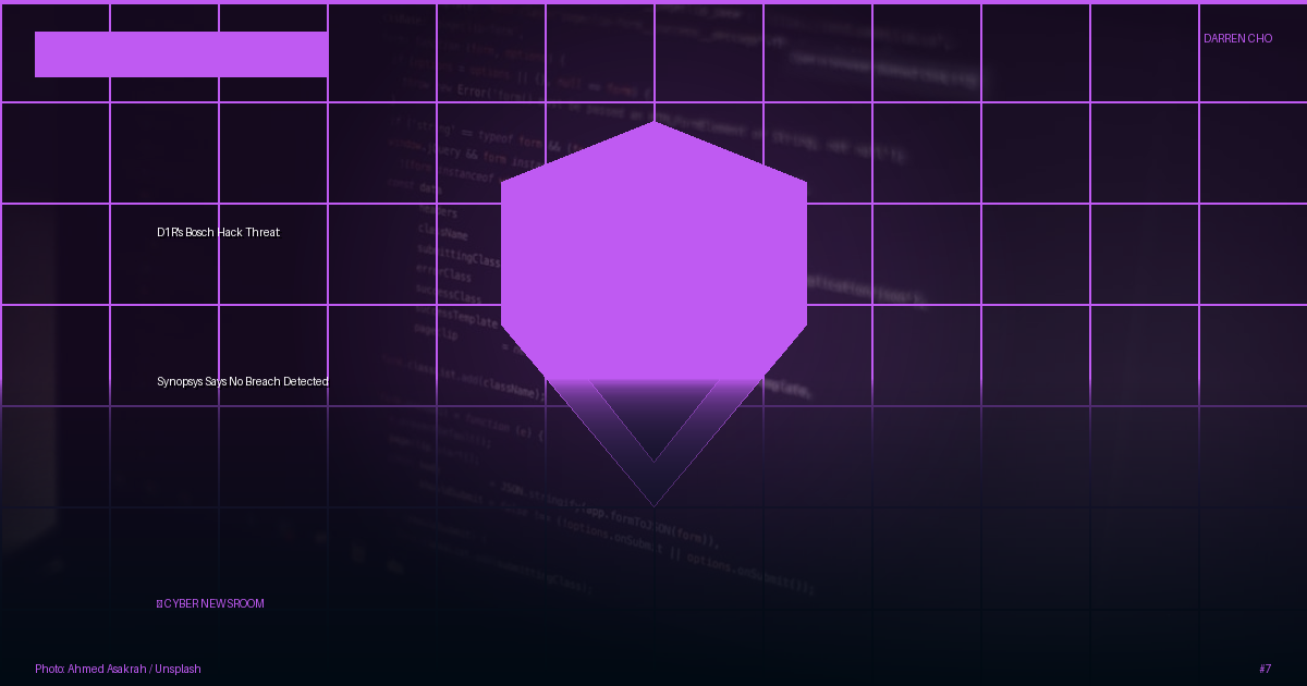 D1R's Bosch Hack Threat: Synopsys Says No Breach Detected