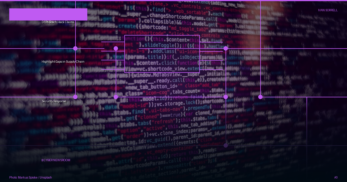 D1R's Bosch Hack Claims Highlight Gaps in Supply Chain Security Response