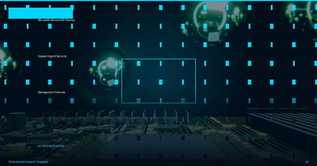 Microsoft’s Record 569 Patches Expose Urgent Security Management Failures