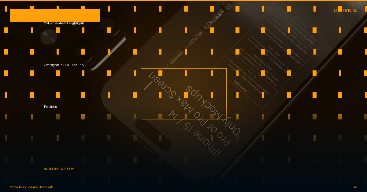 CVE-2025-44904 Highlights Oversights in HDF5 Security Practices