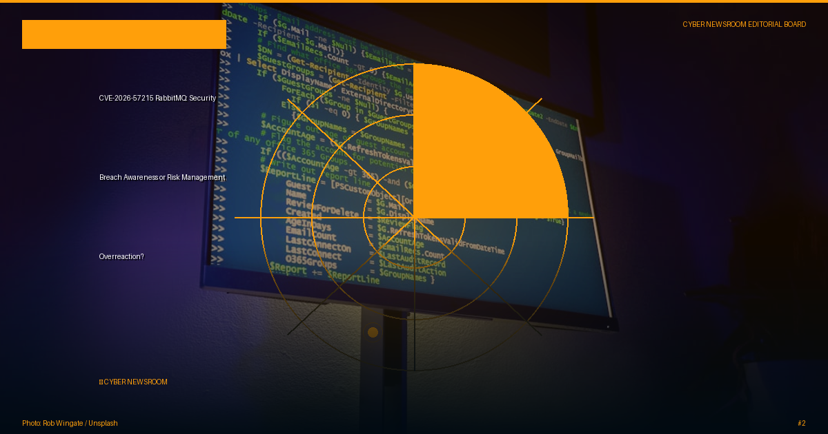 CVE-2026-57215 RabbitMQ: Security Breach Awareness or Risk Management Overreaction?