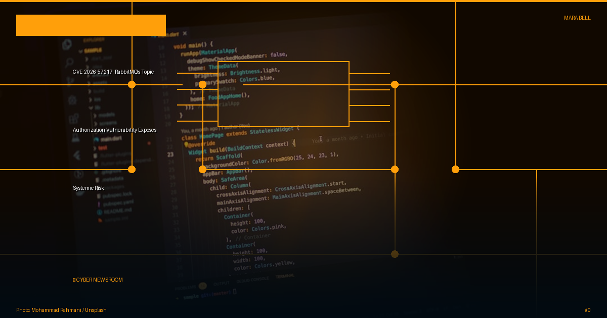 CVE-2026-57217: RabbitMQ's Topic Authorization Vulnerability Exposes Systemic Risk