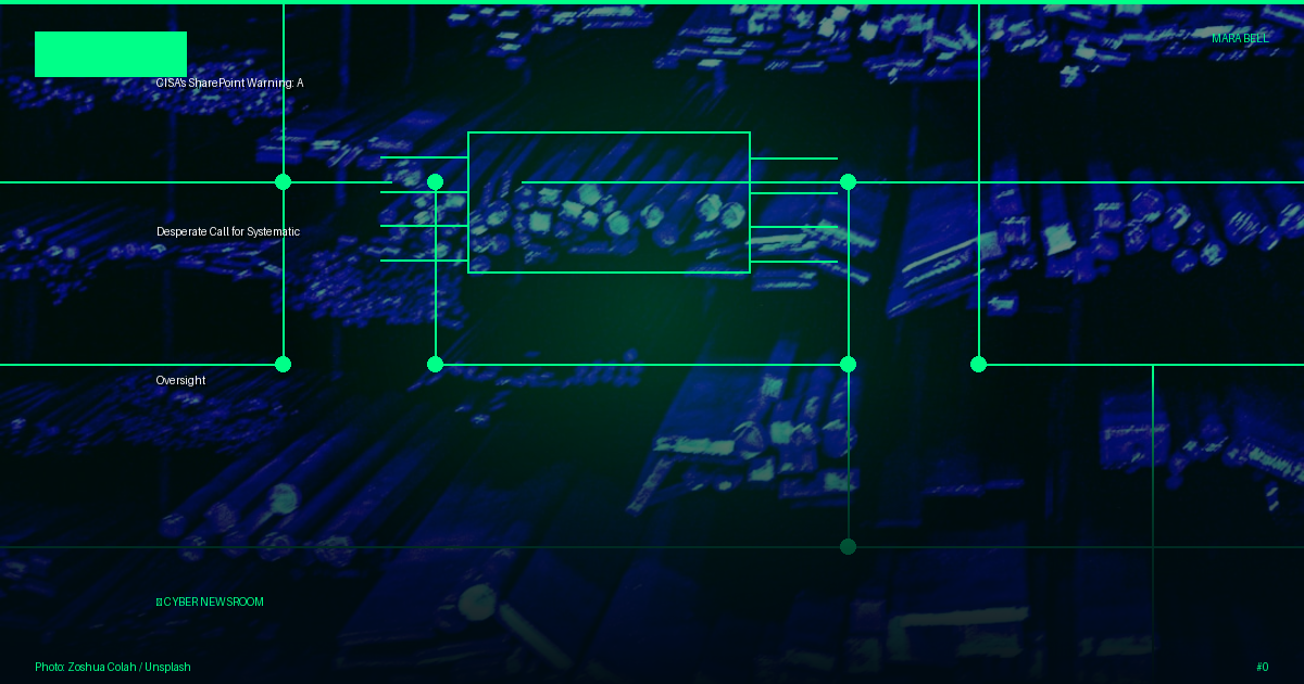CISA's SharePoint Warning: A Desperate Call for Systematic Oversight